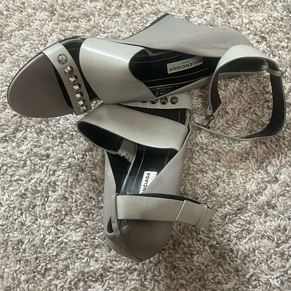 Balenciaga Women's Gray Sandals